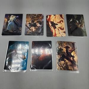 Magic the Gathering MTG Lord of the Rings 7 Art Cards